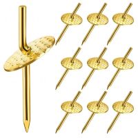 50Pcs/Set Metal Photo Frame Hanging Hook Nails DIY Wooden Drywall Nail Hooks 20lbs Invisible Wall Hooks Clock Mirror Nail Hooks