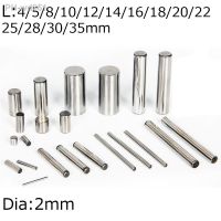 50PC 20PC M2 4/5/8/10/12/14/16/18/20/22//25/28/30/35 MM Fastener Solid Cylindrical Pin GB119 Locating Dowel 304 Stainless Steel