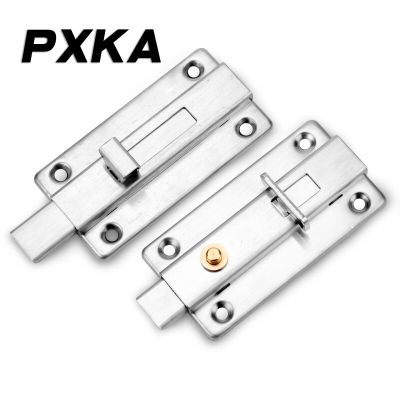 Free shipping stainless steel automatic spring latch bolt lock door and window door bolt household spring bolt Door Hardware Locks Metal film resistan