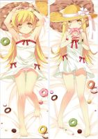 (หากปรับแต่งติดต่อเรา) ใหม่ Dakimakura อะนิเมะโอชิโนะชิโนบุร่างกายปลอกหมอน Bakemonogatari ปลอกหมอนตกแต่งร่างกายปลอกหมอนกอด