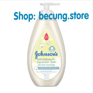 Sữa tắm gội toàn thân mềm mịn Johnson baby bath Cotton touch 500ml cho da thumbnail