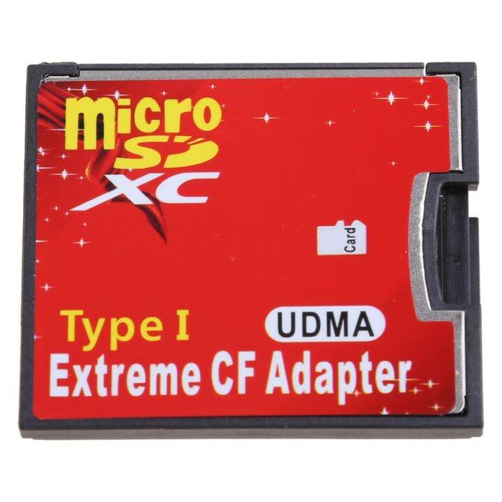 MicroSDHC MicroSDXC to Compact Flash Type I Memory Card Converter