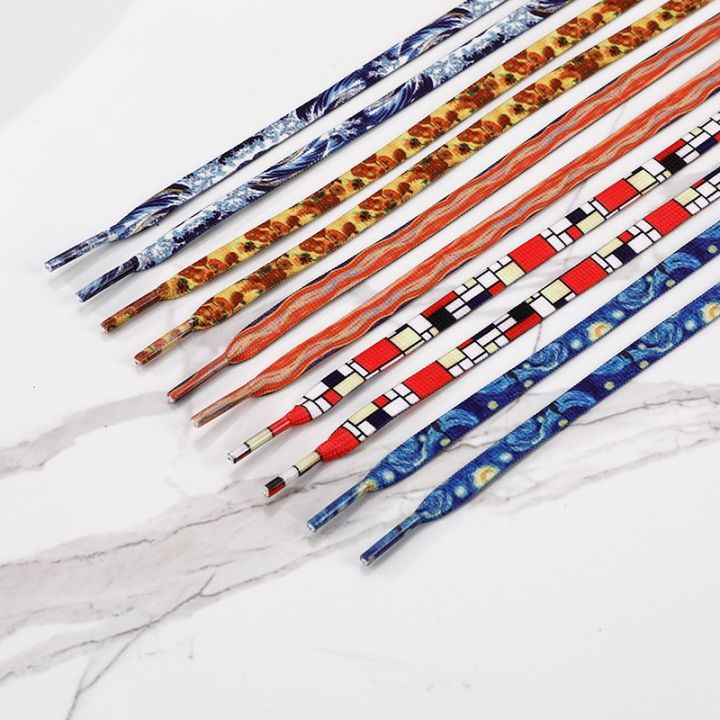 colorful-shoelaces-for-men-and-women-flat-shoe-laces-for-sneakers-decorative-pattern-famous-painting-shoestring-5-colors