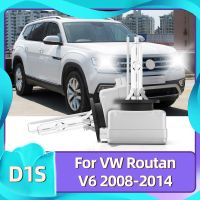 Roadsun หลอดไฟหน้าซีนอน D1s 2ชิ้นขนาด6000K โคมไฟแอบซ่อน35W ไฟหน้ารถยนต์เหมาะกับ Vw Routan V6 2008 2009 2010 2011 2012 2013 2014