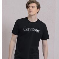 เสื้อยืดแขนสั้นลําลอง คอกลม ผ้าฝ้าย พิมพ์ลาย CHEVIGNON สวมใส่สบาย แฟชั่นฤดูใบไม้ผลิ และฤดูร้อน สไตล์ฝรั่งเศส สําหรับผู้ชาย