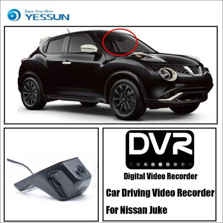 yessun-กล้องหน้าติดรถยนต์สำหรับรถยนต์-nissan-juke-กล้องสำหรับติดหน้ารถยนต์และ-iphone-แอนดรอยด์แอปควบคุมฟังก์ชัน-เครื่องบันทึกวิดีโอการขับขี่ดีวีอาร์