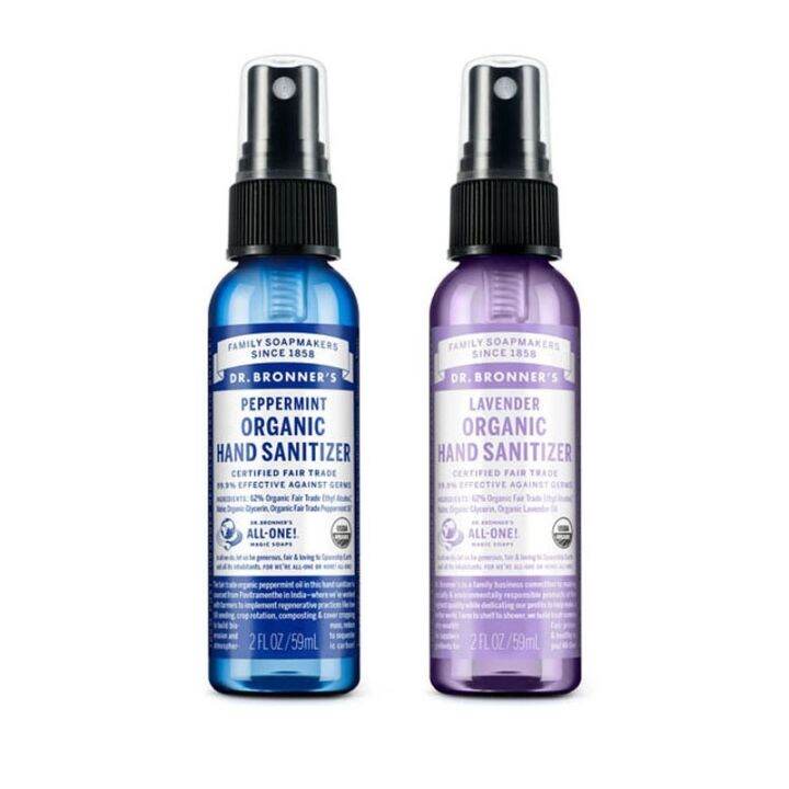 Dr.Bronner's Organic Hand Spray สเปรย์ทำความสะอาดมือ Lazada.co.th