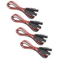 4 PCS SAE to SAE Extension Cable Quick Disconnect Wire Harness SAE Connector 3 Feet 18 Gauge (4 PCS 3Ft)