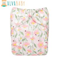 ALVABABY Baby Pocket Diaper Suede Cloth Inner Waterproof Washable Reusable Boy Girl 3-16Kg Eco Friendly