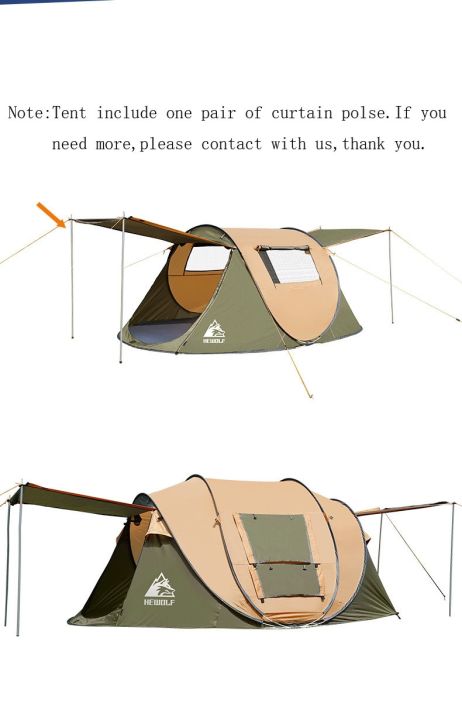 เต็นท์ตั้งแคมป์-เต็นท์กลางแจ้ง-เต็นท์นอน-5-8-คน-เต็นท์อัตโนมัติ-เต็นท์พื้นที่ขนาดใหญ่-เต็นท์แคมป์ปิ้ง-กันรังสียูวี-camping-tent-automatic-tent-เต้นท์ครอบครัว-มีการรับประกันจากผู้ขาย-เต้นท์ครอบครัว-เต้