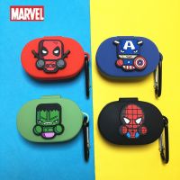 Marvel Earphone Case With Hook For Xiaomi Redmi AirDots 1/2 Soft Silicone Case Cover Wireless Bluetooth Earphone Cases Shell