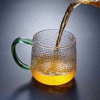 BORREY ถ้วยแก้วทนความร้อนสร้างสรรค์แก้วใสถ้วยชาแก้วกาแฟสำนักงานแก้วกาแฟนมแก้ว Drinkware เครื่องมือ