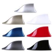 Universal Car Roof Shark Fin Decorative Aerial Antenna Cover Sticker Base Roof Carbon Fiber Style For BMW/Honda/Toyota