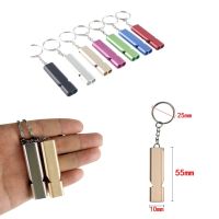 1/5/10pcs Multifunctional Aluminum Emergency Survival Whistle Portable Keychain Outdoor Tools Training Whistle Camping Hiking Survival kits