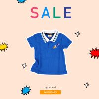 Mikaloveskids - Joyful Space Polo Shirt / Blue