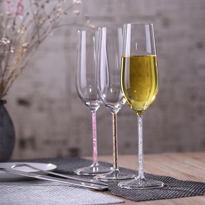 【CW】✠☊►  2Pcs Wedding Glasses Set European Wine Borosilicate Glass Goblet Valentines Day Gifts 260ml