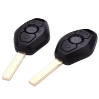 2pcs Uncut Car Replacement Remote Blank Key Shell Case for BMW 1 3 5 6 7 X3 X5 E53 E46 E39 E60 Z4