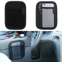 ▼❍ New multifunctional car mobile phone storage net pocket storage paste type storage box interior seat back storage bag universa