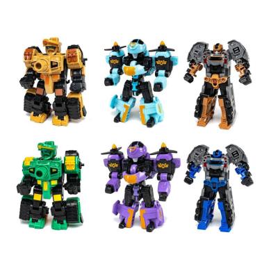 Kid Robot Toy Collectible Transforming Robot Aircraft Tractor Model Toy Boys Girl Robot Model Toy Transforming Car Birthday Gift