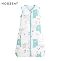 Baby Sleeping Bag For Newborn Baby Wearable Blanket 0.5 Tog Summer 100 Cotton Print Vest Sleep Sack Baby Boys Girls 0-3 Years