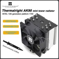 AK90 Thermalright 5ท่อความร้อนพัดลมระบายความร้อน CPU 92มม. PWM 125มม. อ่างความร้อนรูปหอคอยเล็กสูงสำหรับ Intel LGA1700 115X 1200 AMD AM4 Fsiuong