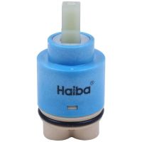 Blue Ivory Plastic 35mm Diameter Water Tap Faucet Cartridge Valve