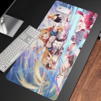 XXL Princess Beautiful Landscape Pattern Mousepad Desk Pad Anime HD Print Computer Gamer Locking Edge Customizable Mouse Mats