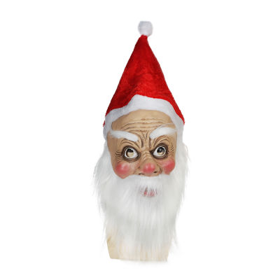 หน้ากากคอสเพลย์สำหรับผู้ใหญ่ซานตาคลอสปีใหม่คริสต์มาสเครื่องแต่งกายอุปกรณ์ประกอบฉาก