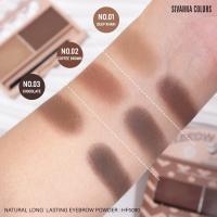 HF5090 SIVANNA EYEBROW POWDER : เขียนคิ้ว แบบฝุ่น  ใช้เขียนคิ้วให้ฟุ้งละมุน เกลี่ยง่าย