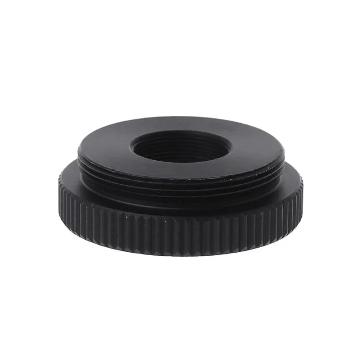 OOTDTY Black Metal Lens Adapter Suit for M12 to C or Mount Lens