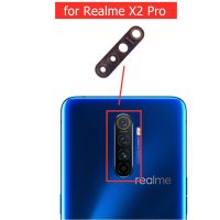 2ชิ้นสำหรับ Realme X2กล้องมืออาชีพเลนส์กล้องด้านหลังเลนส์กระจกพร้อมกาว3ม. สำหรับ Realme Oppo X2 Pro อะไหล่ซ่อมสำรอง