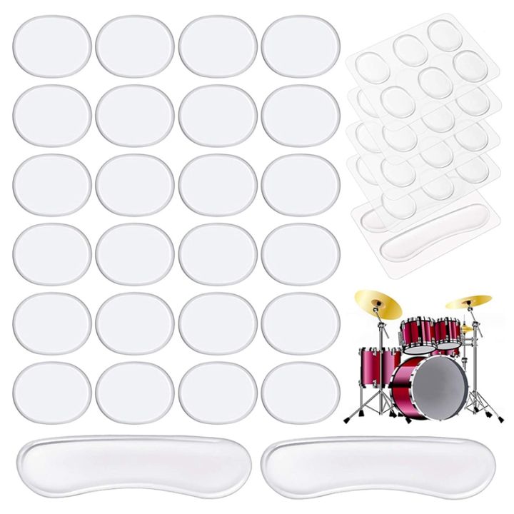 28pcs-drum-dampeners-gel-pads-silicone-drum-silencers-3-colors-drum-dampening-pads-drum-mute-pads-for-drums-tone-control