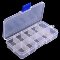 10 Compartment Transparent Fishing Pouch Storage Box Square Fishing Spoon Lure Box Hook Connector Accessory Tackle Box Accessories