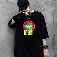 เสื้อยืด Unisex คุณภาพดี   (S-5XL) cotton 100%   Wonder Mom เสื้อยืดผู้หญิง Superhero แรงบันดาลใจ Tee Wonder - Woman เสื้อ Mama Life เสื้อ Best Mom Ever ของขวัญวันแม่