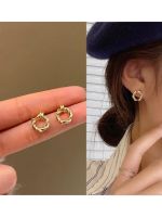 lovemango  S925 ต่างหูเงิน ต่างหูแฟชั่น ต่างหูแท้ เครื่องประดับเงิน S925 Silver Needle  Mini Twist Stud Earrings Fashion Simple Daily Wear Earrings