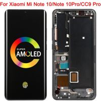 Original Mi Note 10 Pro Display For Xiaomi Mi CC9 Pro LCD Frame Amoled Mi Note10 Lite M1910F4G Display Touch Screen Digitizer