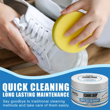 White Shoes Cleaning Cream Stains Remover Sneakers Refreshed