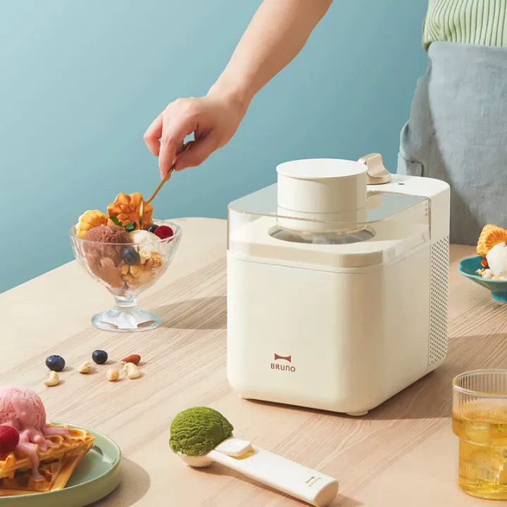 เครื่องไอศครีมขนาดเล็ก ยี่ห้อ Bruno Japan 500 ml *no invoice Lazada.co.th