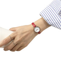 Ulzzang Simple Small Dial Women White Watch Quartz Female Clock Retro Watches Vintage Leather Ladies Wristwatches