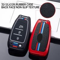 Car Key Case Cover Shell Fob For Hyundai Elantra Solaris Tucson I30 I35 I40 Ix35 Kona Genesis Santa Fe Azera Celesta Accessories