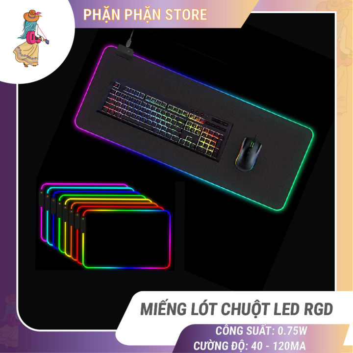 Cùng khám phá sự kết hợp tuyệt vời giữa trải nghiệm game và sự thú vị của ánh sáng với miếng lót chuột LED RGB! Không chỉ giúp cho bạn giữ được sự tập trung khi chơi game, miếng lót chuột LED RGB còn làm tăng thêm không khí vui nhộn cho bạn và các bạn bè đấy.