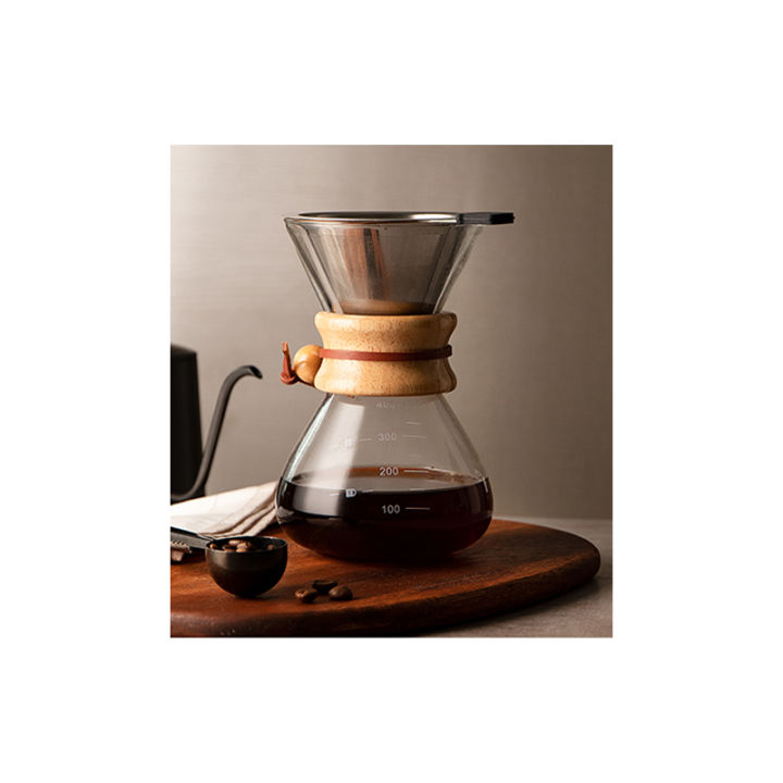 สินค้าที่มีต้นกําเนิดมาจากกรุงเทพฯ-เครื่องชงกาแฟแก้วทนความร้อนป้องกันตะกรันไม้จับมือชงหม้อชงแก้วเครื่องชงกาแฟ
