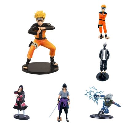 ZZOOI Naruto Anime Figure Action Figures Uchiha Sasuke Cartoon Toys 17CM PVC Modle Gift Kids Children Toys Doll Figma Figurine Naruto