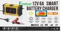 เครื่องชาร์จแบตเตอรี่FOXSUR FBC1206D 12V 6A