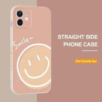 【CW】Solid ยิ้มเต็มไปด้วยพลังงานเคสศัพท์สำหรับ 13 12 11 Pro Max Mini Coque สำหรับ 13 13Pro Funda Soft Case กันกระแทก