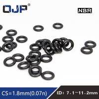 50PCS/lot Rubber Ring NBR Sealing O-Ring 1.8mm Thickness ID7.1/7.6/8/8.5/9/9.5/10/10.6/11.2mm Nitrile O Ring Seal Gasket Washer Gas Stove Parts Access