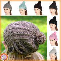 UUMIR Stretch Baggy Warm Hat Women Knitted Caps Crochet Stretchy Beanie