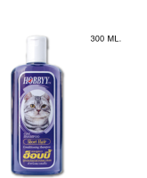 HOBBYY Short Haired Cat Shampoo แชมพูสำหรับแมวขนสั้น 300 มล.