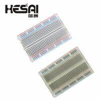 【HOT】 Board/Breadboard 8.5cm x 5.5cm 400 Holes Transparent/White Experimental PCB