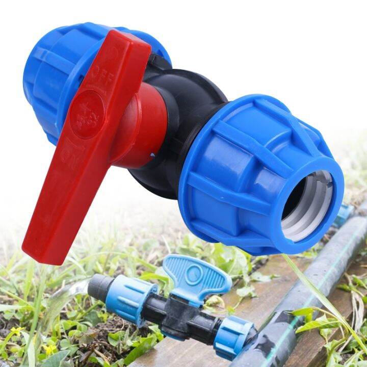 20/25/32mm Water Pipe Quick Valve PE Tube Fast Connection Pvc Ball Valves Garden Hose Connector